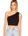 Susana Monaco - One Shoulder Crop Top In Multiple Colors