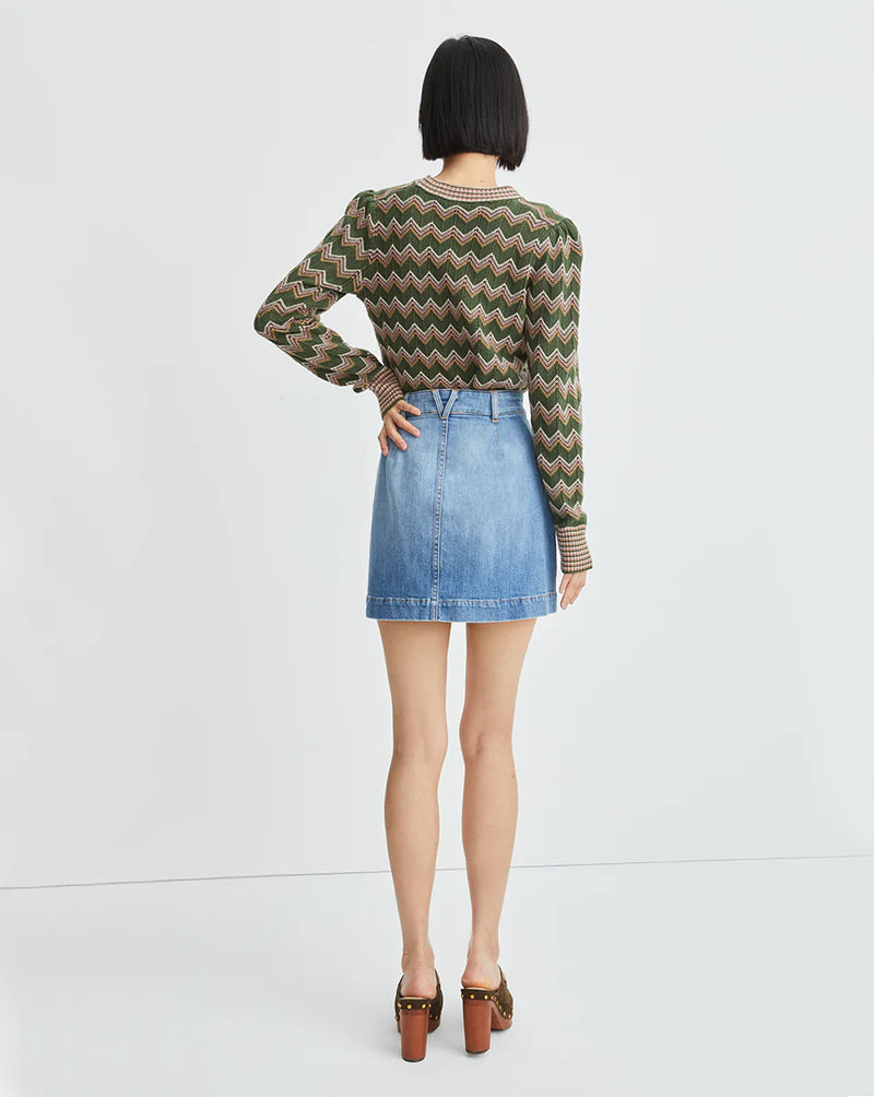 Veronica Beard - Davignon Sweater - Army Multi