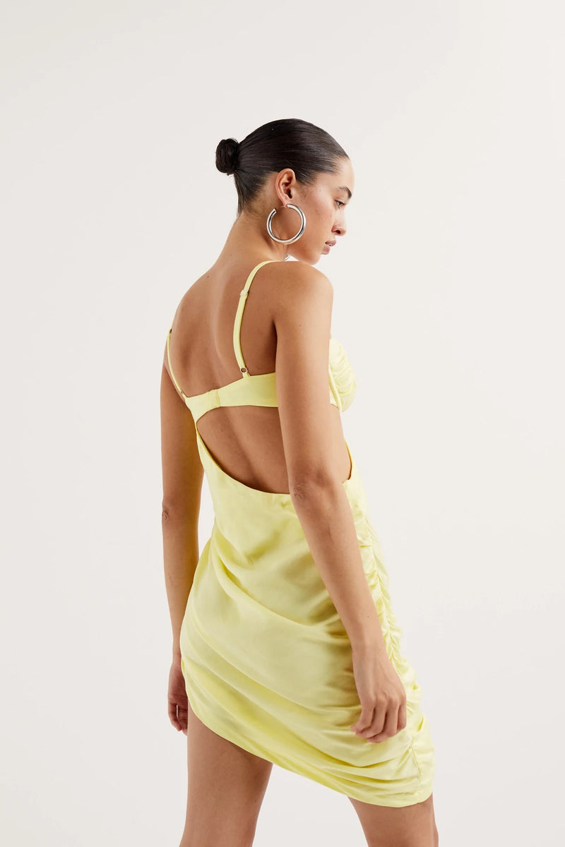 For Love & Lemons - Rana Mini Dress - Yellow