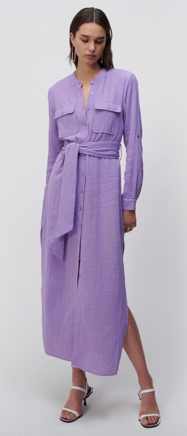 Jonathan Simkhai - Esther Cotton Gauze Coverup Dress - Lilac