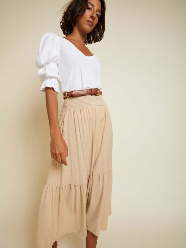 Nation LTD - Yasmine Midi Skirt - Toasted Marshmellow