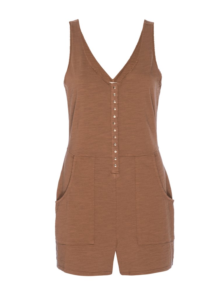 Nation - Gidget Utility Romper - Pecan