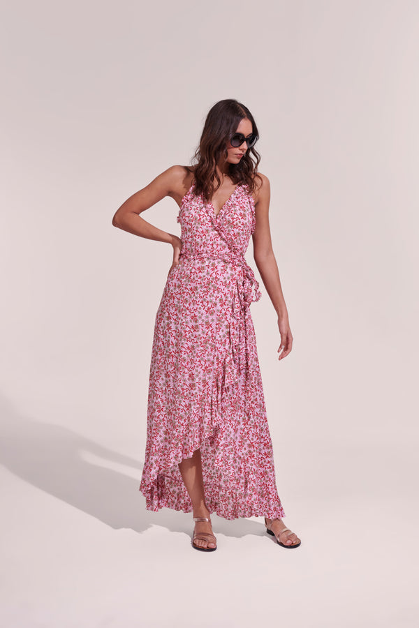 Poupette St. Barth - Long Dress Tamara - Pink Blossom