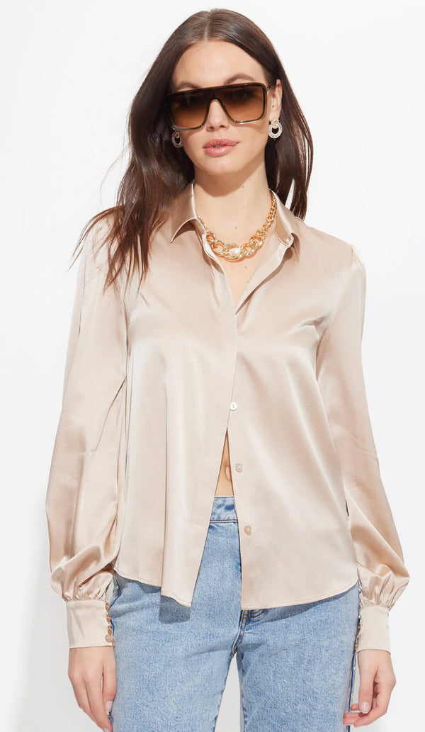Generation Love - Maxwell Blouse - Latte