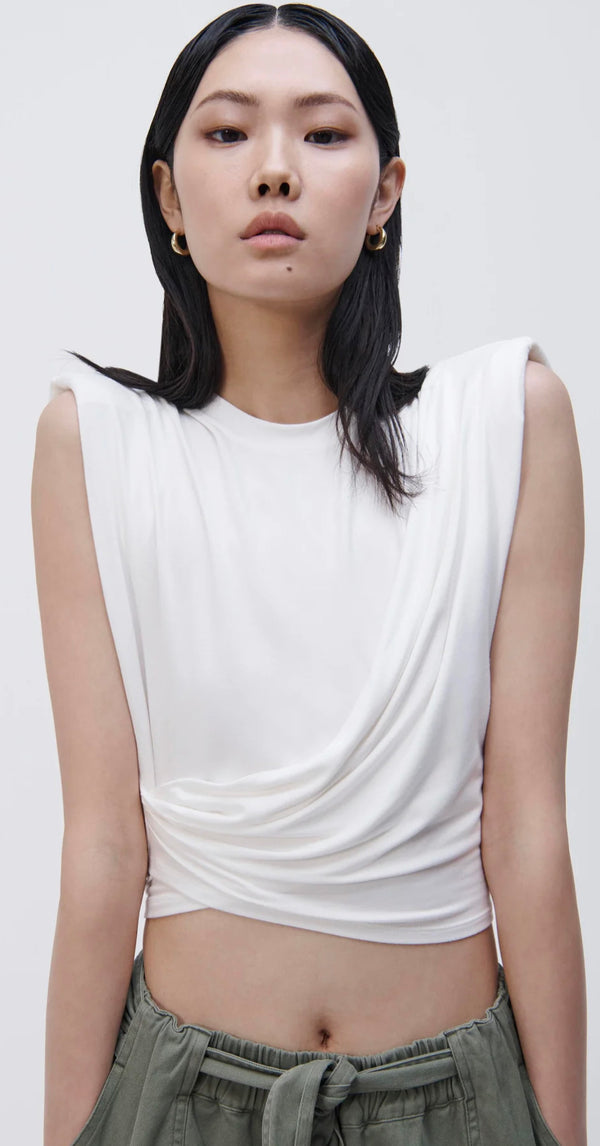 Simkhai - Estelle Stretch Jersey Shirt - White