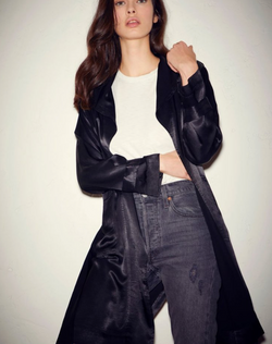 Nation - Carmen Draped Trench - Black