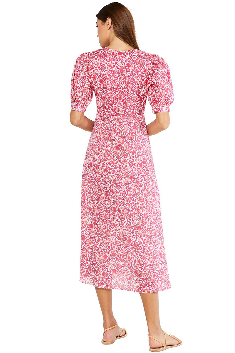 Misa - Betsee Dress - Pink Animal Floral