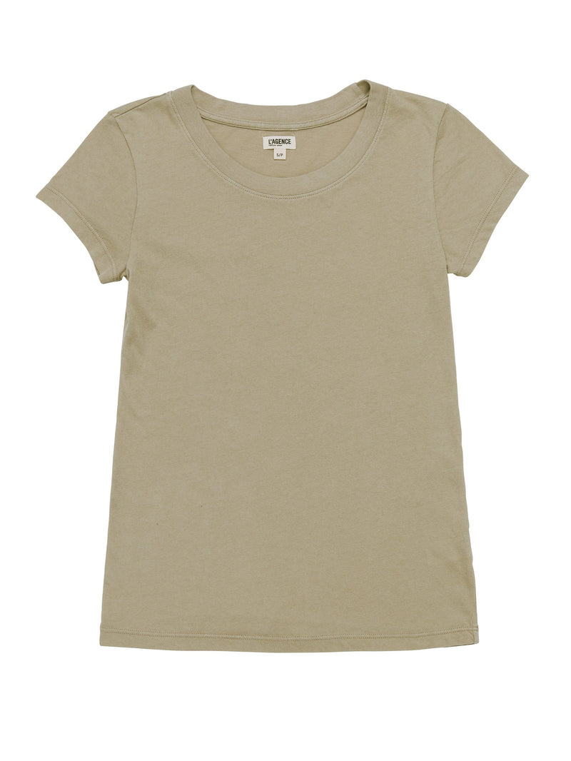 L'agence - Cory S/S Crew Neck Tee - Biscuit