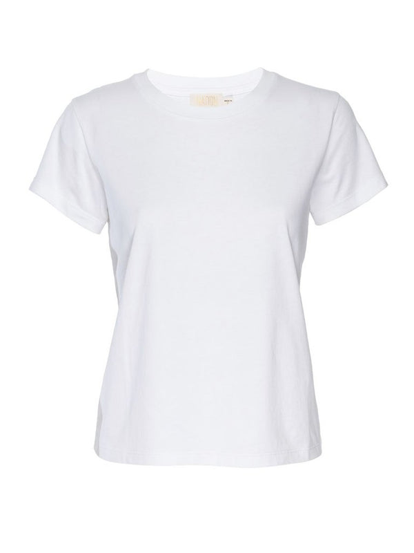 Nation Ltd - Goldie Boxy Tee - White