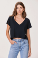 LNA - Sparks V Neck - Black