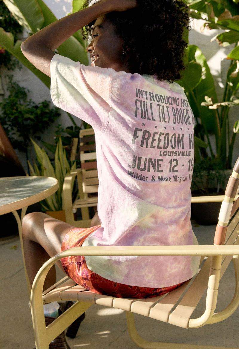 Daydreamer - Janis Joplin Freedom Hall Weekend Tee - Tie Dye