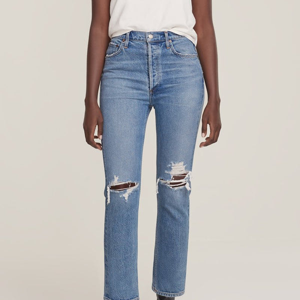 AGOLDE Riley highrise crop outlet jean