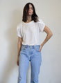 LNA - Rib Vylett Tee - White